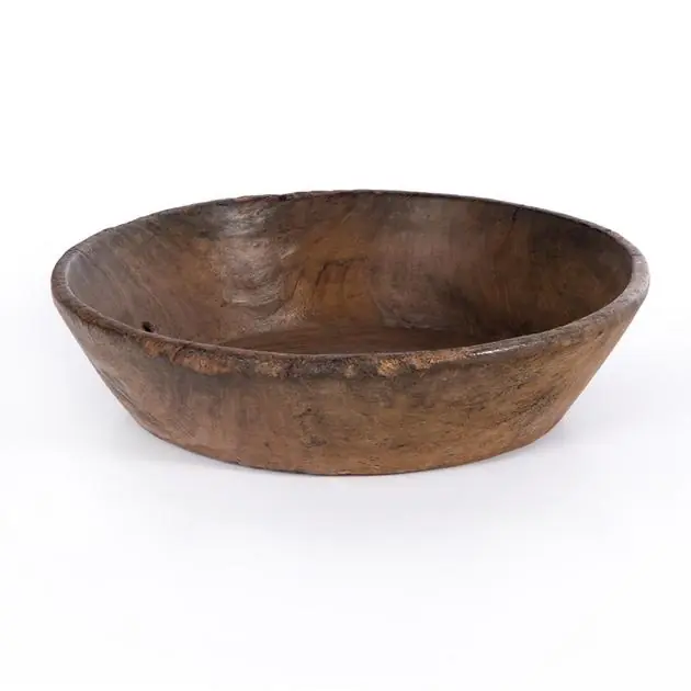 Reduced Price Found Wooden Bowl In Reclaimed Natural
