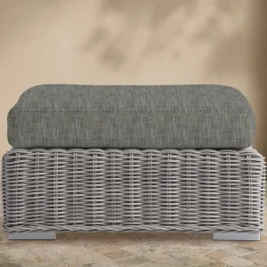 Wyatt Outdoor Ottoman in Vista Grey Grab Now