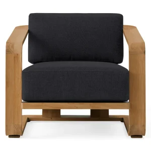 Worldwide Shipping Sonoma Outdoor Lounge Chair in Rosemount Graphite