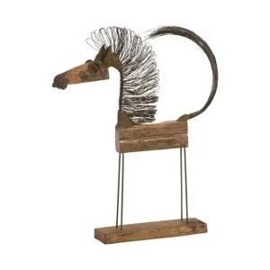 While Supplies Last Wire Horse Sculpture, Small Body