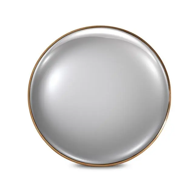 Convex Wall Mirror - Vintage Brass Viral