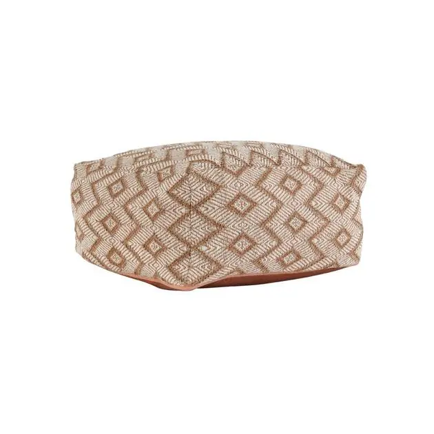 Express Delivery Volt Terra Cotta/Ivory Pouf