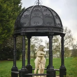Time-Limited Deluxe Wrought Iron 'Amelia' Black Powder Coated Gazebo