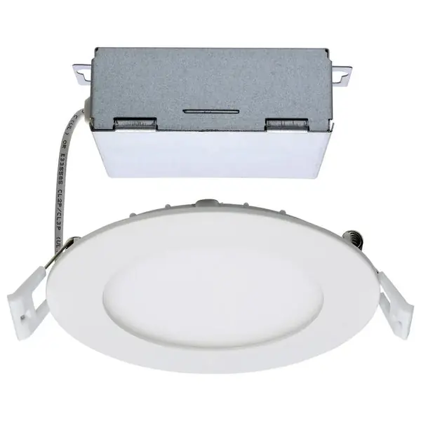 10W LED SLIMFIT 4" DOWNLIGHT CCT SELECTABLE - ROUND/WHITE Worldwide Shipping