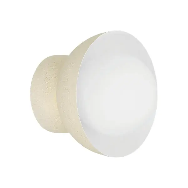 Handmade Ventura Dome 1 Light Wall Sconce in Cottage White