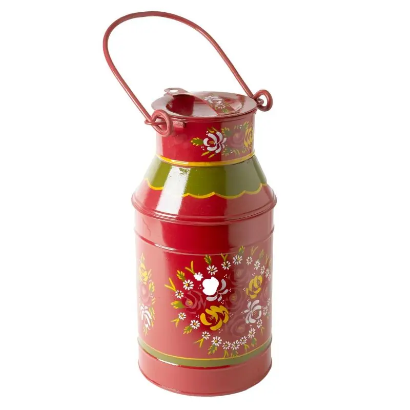 Standard Red Narrowboat Milk Churn - 35cm Certified