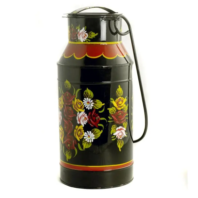 Exclusive Standard Black Narrowboat Milk Churn - 35cm