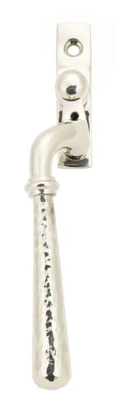 Polished Nickel Hammered Espag Window Handle - Left Handed Wholesale