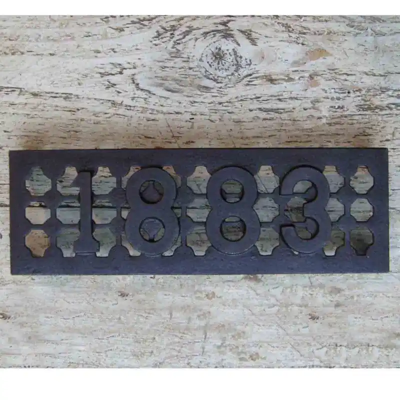 '1883' Cast Iron Air Brick - 9" x 3" Discount