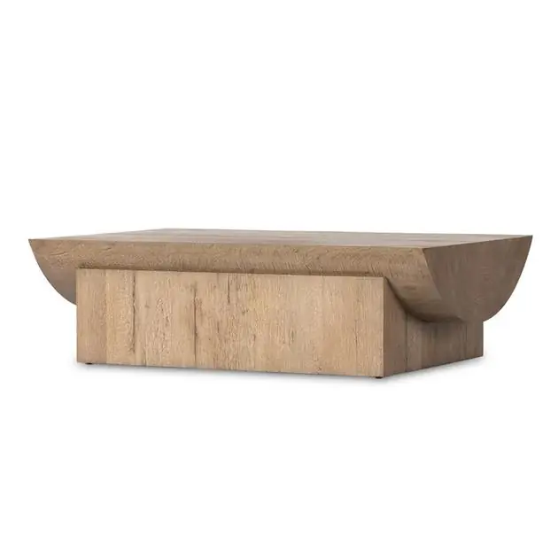 New Release Elbert Coffee Table In Rustic Oak Veneer