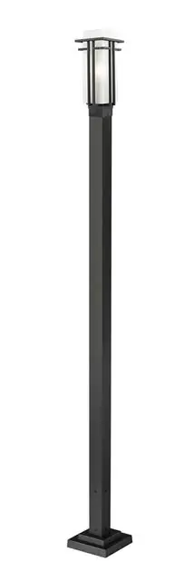 Abbey Outdoor Post Light In Black Finish Price Cut