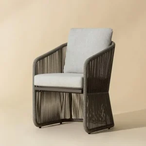 Allariz Dining Armchair - Warm Grey - Gracebay Light Grey While Supplies Last