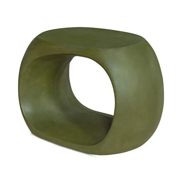 Albers Outdoor Stool Green Handmade
