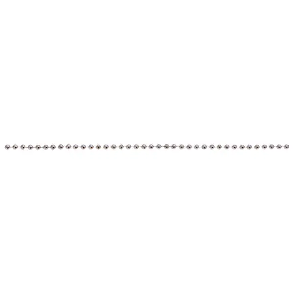 #3 Beaded Chain - 3/32" Diameter - 250 Foot Spool - Nickel Finish - 48-Pack In Demand