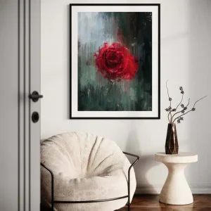Best Price The Red Rose Impressionist Flowers Art Print